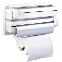 Кухонний диспенсер для плівки, фольги та рушників 4 в 1 Triple Paper Dispenser NEW