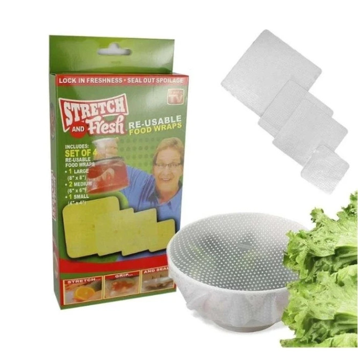 Силіконові кришки stretch fresh