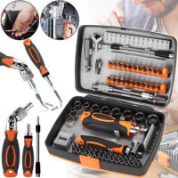 Набор отверток с трещоткой, многофункциональный ручной инструмент 68 в 1 Torx RATCHET