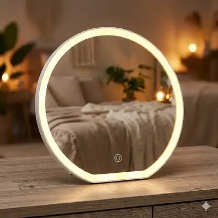 Дзеркало з LED-підсвіткою СТИЛЬНЕ КРУГЛОЕ XL-1646