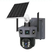 Камера видеонаблюдения IP66 JNice Wi-Fi JE-196 V-380 с солнечной панелью