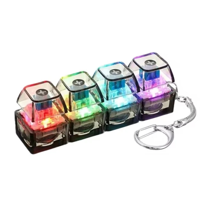Игрушка-антистресс Кликер, затемненная, с RGB подсветкой