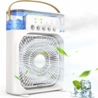 Портативний кондиціонер Air Cooler Fan 4в1 нічник USB Зволожувач Вентилятор (Великий)