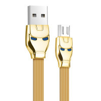 Кабель Hoco U14 Steel man (USB to Micro) 1.2м 2.4A