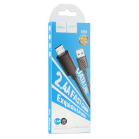 Кабель Hoco X88 Gratified (USB to Micro) 1м 2.4A