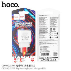 СЗУ Hoco Fighter C109A (1хUSB) 10.5W 2.1A