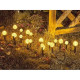 Садовый светильник garden light шарообразные с пузырьками на солнечной панели
