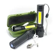 Фонарик ручной BL 511 COB usb micro charge