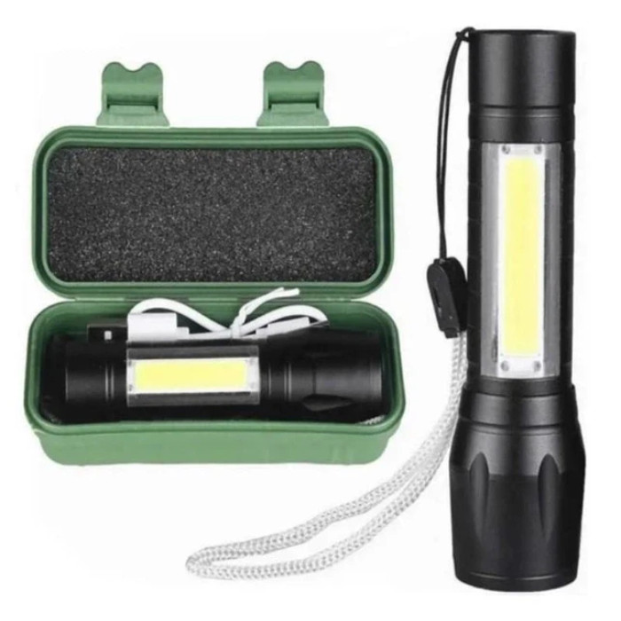 Фонарик ручной BL 511 COB usb micro charge