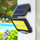 Фонарь уличный BK-128-6 COB Solar light подвесной на солнечной батарее с датчиком движения
