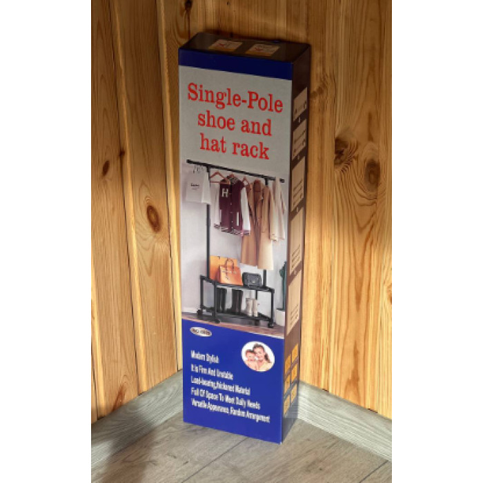 Напольная вешалка SINGLE-POLE SHOE and HAT RACK 107-2
