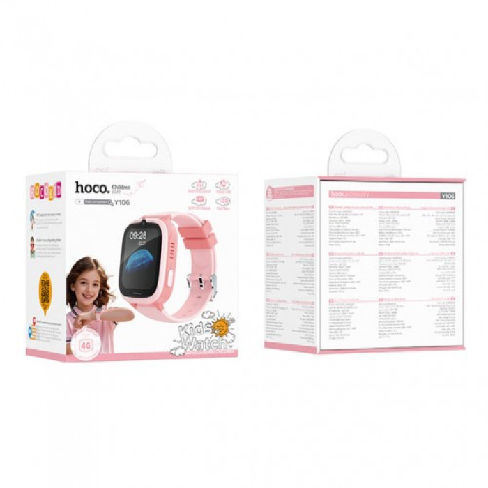 Смарт часы детские HOCO Y106 с 4G, LBS, SIM-картой