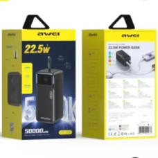 Мобільна зарядка POWER BANK 50000mah PA106 22.5W AWEI