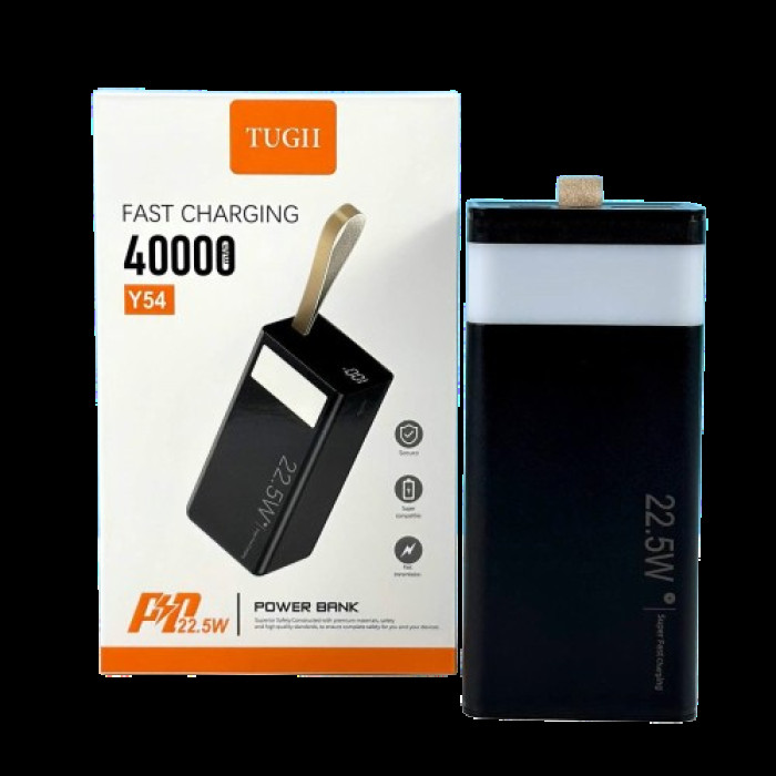 Внешний аккумулятор Power Bank TUGII Y54 40000 mAh 22.5W