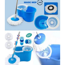 Швабра с ведром круглая Easy Mop с отжимом + коробка
