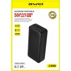 Внешний аккумулятор Power Bank Awei J38B - 50000mAh