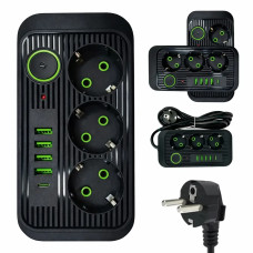 Тройник удлинитель с usb 3m-3 EXTENTION