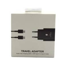 Адаптер USB с кабелем TYPE C -TYPE C 25W Black Edition